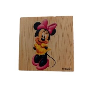 Disney Minnie Mouse Wooden Stamp
